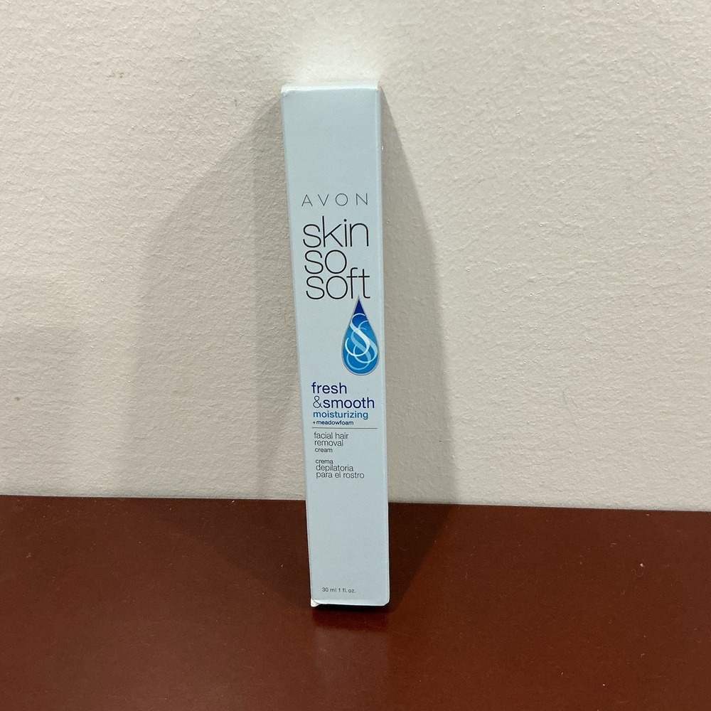 Avon Skin So Soft Fresh & Smooth Facial Hair Removal Cream New In Box